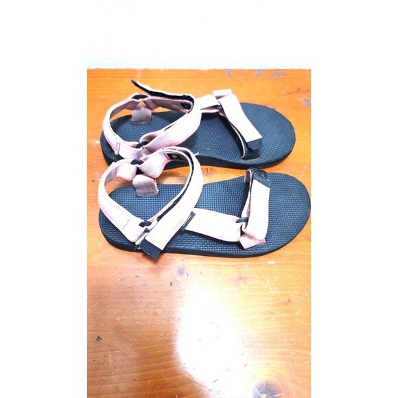 Teva Kids Pink & Black Outdoor Sandals Size 5 - Picture 2 of 8